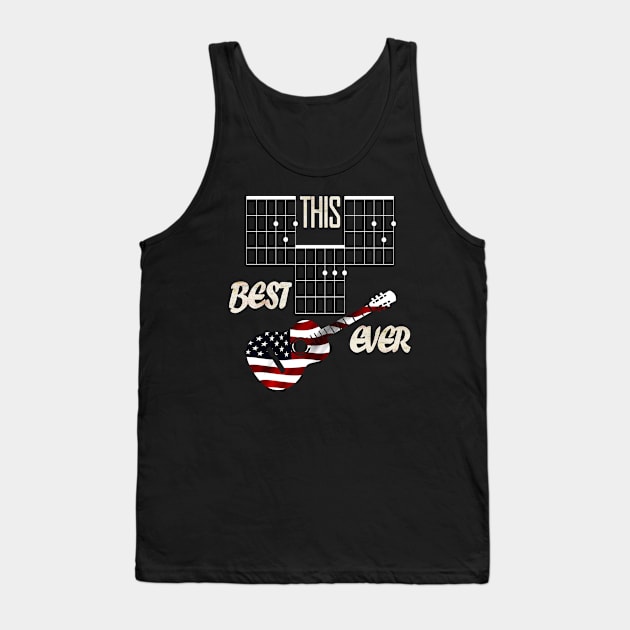 Chord guitar gift This note best ever guitar T-shirt flag Tank Top by salah_698